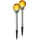 PARFORCE TRADITIONAL HUNTING Solarleuchte Edelstahl 26,5 cm 2er Set bernsteinfarben