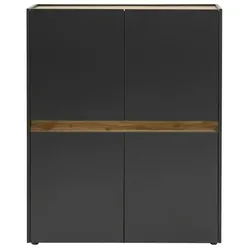 Highboard  Cande , grau , Maße (cm): B: 100 H: 40