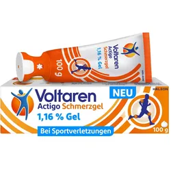 Voltaren Actigo Schmerzgel mit 1% Diclofenac, Schmerzlinderung, 100g