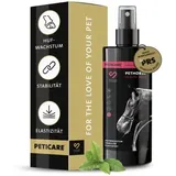 Peticare Huföl für Pferde fördert nachhaltig Hufwachstum | Elastizität am Huf