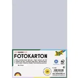 Folia Fotokarton hellgrau 50 x 70 cm 300 g/qm 10 Blatt