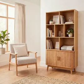 CaliCosy Bücherregal Holzwerkstoff 80/157,5/40 cm braun