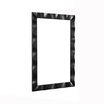 Costway Wandspiegel 106 x 71,5 cm Schwarz