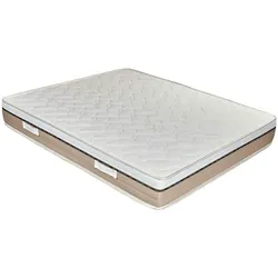Dmora Doppelmatratze Pandia, Hochwertige Matratze, ergonomische Matratze, Taschenfederkernmatratze, 100 % Made in Italy, 140x190h25cm