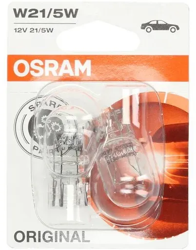 Glühlampe Sekundär OSRAM W21/5W Standard 12V/5/21W, 2 Stück