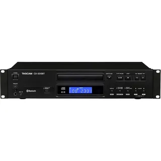 Tascam CD-200BT - 19“, 2HE CD-Player mit Bluetooth-Empfänger Wiedergab