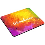 PhotoFancy Mousepad mit Namen personalisiert - Mauspad mit eigenem Text oder Namen gestalten (24 x 19, Colorpaint)