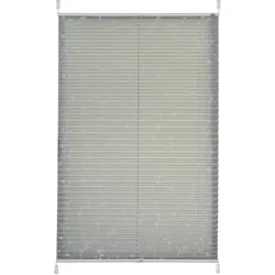 K-HOME Plissee »Klemmfix Elba«, Lichtschutz, ohne Bohren, Lichtschutz, ohne Bohren, verspannt, bedruckt, 54134362-9 grau + weiß + weiß