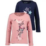 blue seven Langarmshirt BLUE SEVEN "Blue Seven Langarmshirts", Mädchen, Gr. 128, m001, multipack 1, 100% Baumwolle, normal, Rundhals, Shirts Langarmshirt