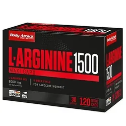 Body Attack - L-Arginine 1500 - 120 Kapseln