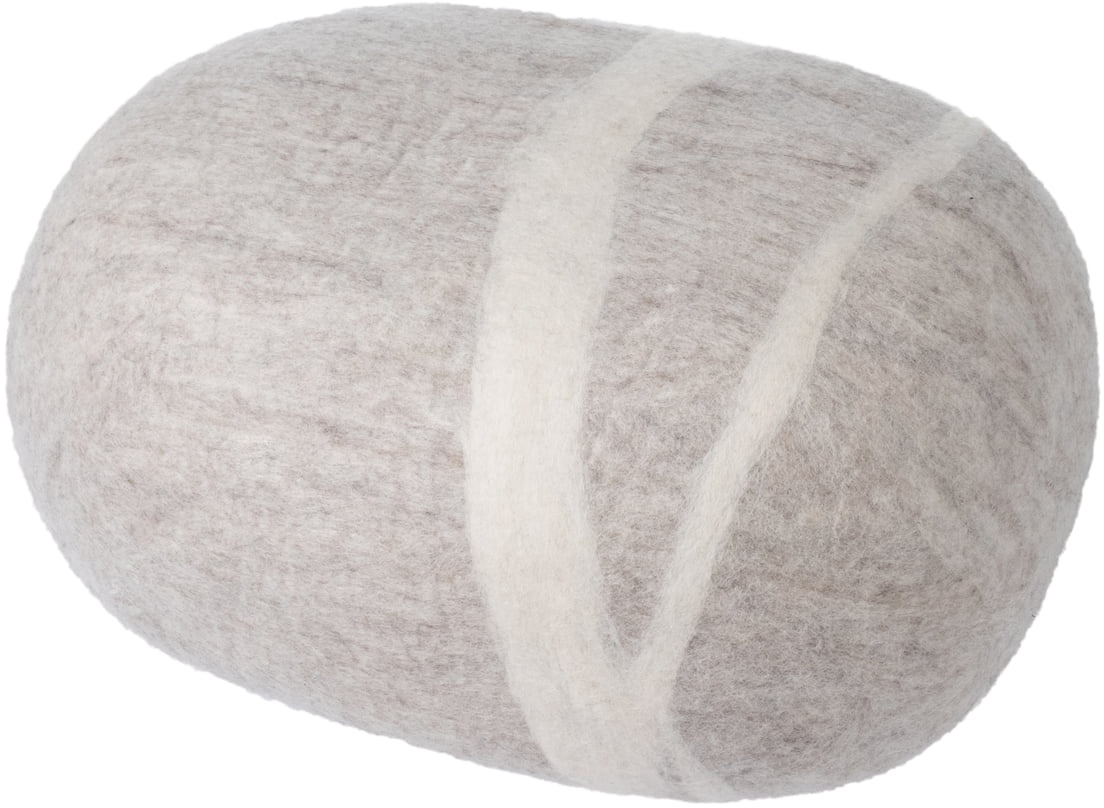 myfelt - Kieselstein Pouf Béla 2XL, hellbeige