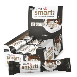 PHD Smart Cookies and Cream Riegel 12 x 64 g