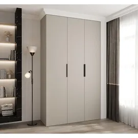 abiks möbel Drehtürenschrank COMO 150 x 245,5 x 40 cm Schwarz