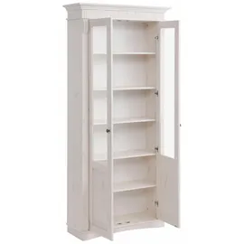 OTTO home Glasvitrine Teresa 90 x 32 x 193 cm Weiß