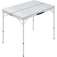 vidaXL Campingtisch Klappbar Weiß