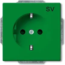 Busch-Jaeger Steckdoseneinsatz 20 EUCB-13-82-102 Grün