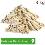 Flameup - Anmachholz Anzündholz Kiefer 18 kg Anfeuerholz Brennholz Feuerholz Kaminholz Holz Anbrennholz Anzünder Kiefernholz Kammergetrocknet Grill