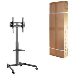 LogiLink Wagen - für TV / Bildschirm - höhenverstellbar - Kunststoff, Stahl - Sc