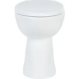 vidaXL Randloses WC mit WC-Sitz Weiß