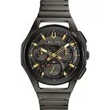 Chronograph Bulova Schwarz   Kollektion Progressive Curv - mann