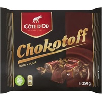 Chokotoff Cote dOr- Toffees mit leckerer belgischer dunklen Schokolade bedeckt - Tasche von 8,8 Unzen / 250g