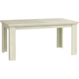 Forte Esstisch ausziehbar, Pinie weiß, B x H x T: 160 x 75 x 90 cm