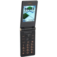 ASHATA 4G-Klapptelefon, 2,8-Zoll-2,4-Zoll-Dual-Screen-Klapphandy für Senioren, Seniorenhandy mit Großen Tasten, Klarem, Lautem Klang und LED-Taschenlampe, Dual-Card-Dual-Standby, (Trüben)