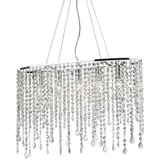 Ideal Lux - Kristall-Hängeleuchte RAIN 5xE14/40W/230V klar - Klar
