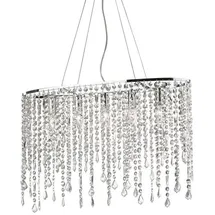 Ideal Lux - Kristall-Hängeleuchte RAIN 5xE14/40W/230V klar - Klar