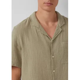 s.Oliver Resort Fit: Luftiges Kurzarmhemd aus Musselin - XL