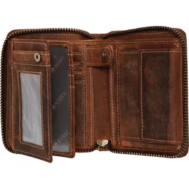 GREENBURRY Vintage Geldbörse Unisex braun