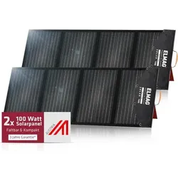 Faltbares Solarpanel SOLAR 100 DUO - monokristallin