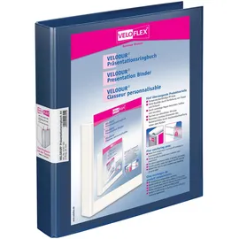 Veloflex VELODUR® Präsentationsringbücher 4-Ringe blau 4,0 cm DIN A4, 10 St.
