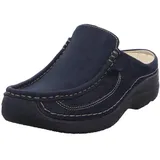 WOLKY Roll-Slide Nubukleder Blau 38