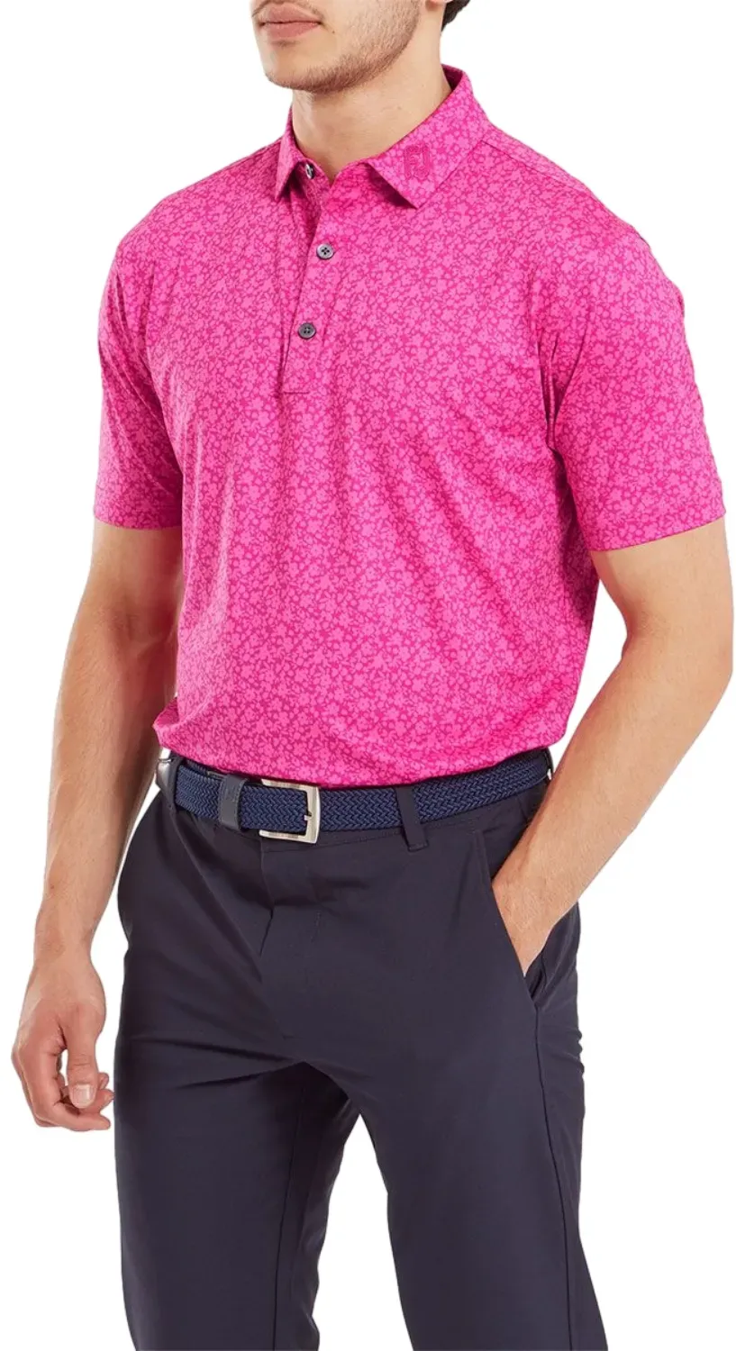 FootJoy Polo Floral Lisle, pink