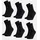 Danish Endurance COTTON CREW SOCKEN 6-Paar Schwarz 43-47