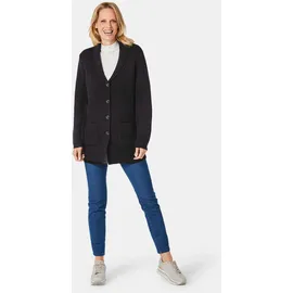 GOLDNER Kurzgröße Kuschelweiche Strickjacke Schwarz 21