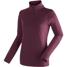 Maier Sports Eva Longsleeve Damen Fleecepullover Beere 42