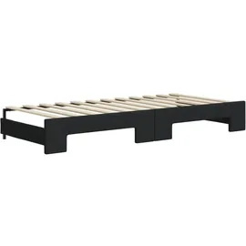 vidaXL Tagesbett 100 x 200 cm Schwarz