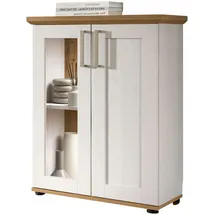 inn.furn Standvitrine Mirano 64 x 88 x 37 cm Weiß