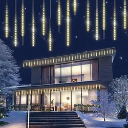 Lichterkette Weihnachten Diamantenregen Warmweiß