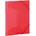Zeichenmappen DIN rot transparent 3 St