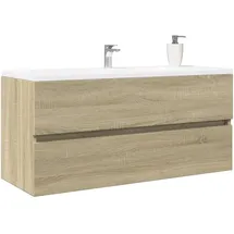 vidaXL Waschbeckenschrank Sonoma-Eiche 100x38,5x45 cm Holzwerkstoff