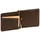 LEAS Dollar- & Money Clip Geldscheinklammer Portemonnaie braun