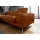 W.Schillig Ecksofa »piedroo, Designsofa mit tollem Sitzkomfort, bequem und elegant, L-Form«, Kopfteilverstellung, wahlweise mit Sitztiefenverstellung, Breite 303cm braun