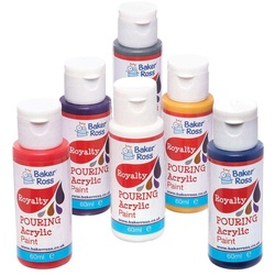 Gießen von Acrylfarbe Vorteilspaket (Pro Set 6) Farben