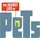 Wirth Kissenbezug Pets 40 x 40 cm Blau