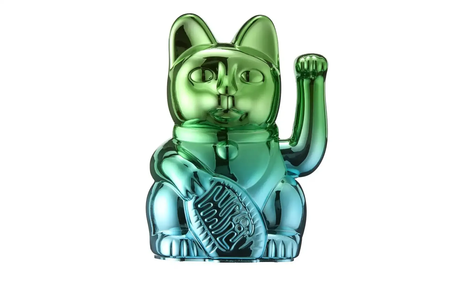 DONKEY Winkekatze   ¦ grün ¦ Kunststoff ¦ Maße (cm): B: 8,5 H: 15 T: 10.5