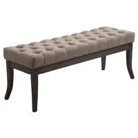 CLP Sitzbank Ramses Stoff antik-dunkel taupe/120 cm