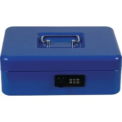 BURG-WÄCHTER Geldkassette MONEY H90xB250xT180mm Gewicht 1,31kg Zahlenschloss blau - Money Code 5025 blue